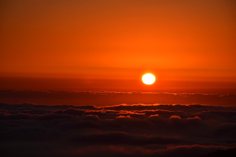Clouds red scenic