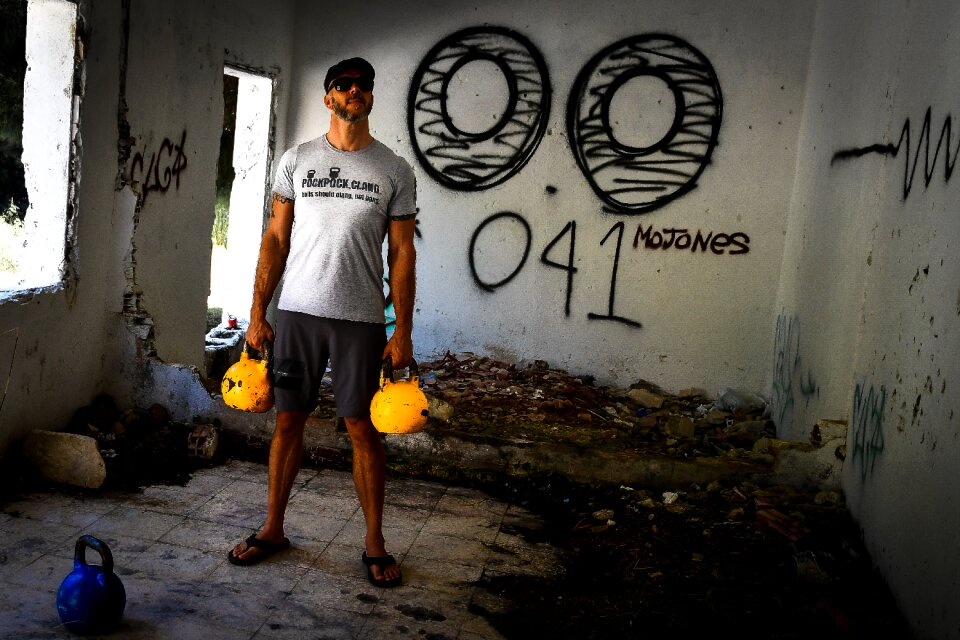 Kettlebell lifting kettlebell trainer crossfit
