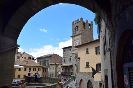 Cortona tuscany italy photo