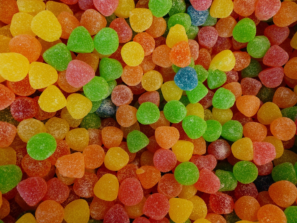 Treat hand made sweets color