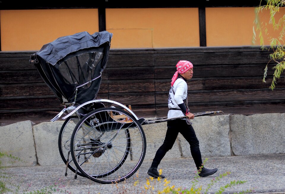 Japan kurashiki rickshaw