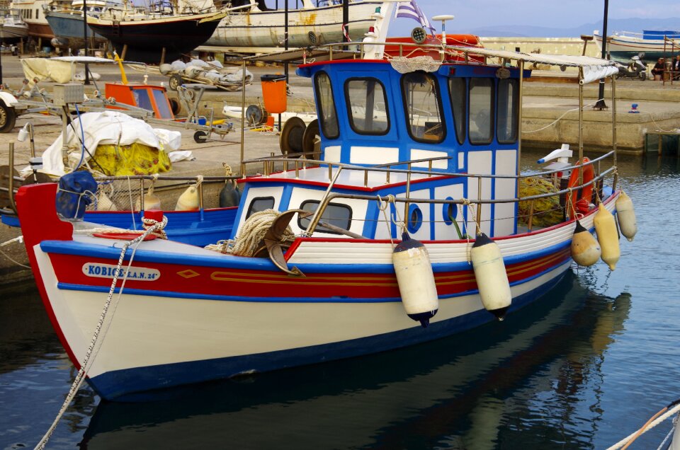 Colourful holiday sea