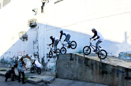 Motorcycle person action