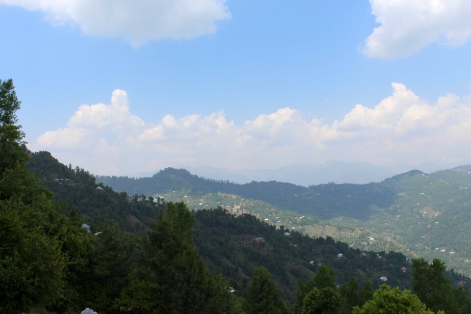 Sky mountains nature