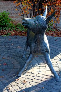 Sculpture donkey figure