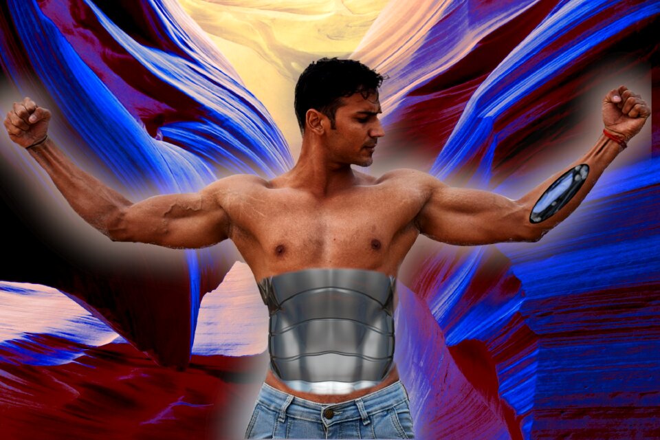 Body canyon surreal