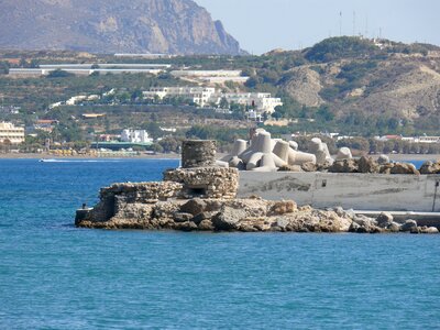Coastline crete greece photo