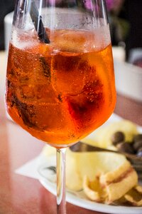 Alcohol spritz orange