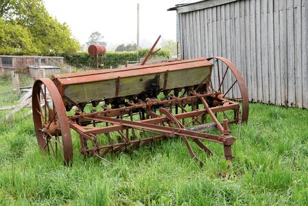 Agricultural old rusty photo