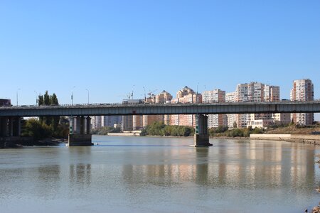 Russia river bridge photo