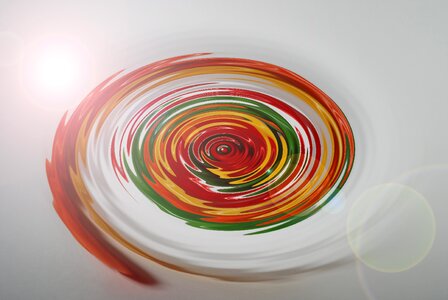 Circle whirlpool color photo