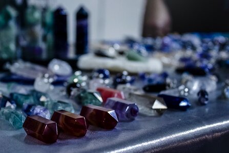 Crystals ornament design