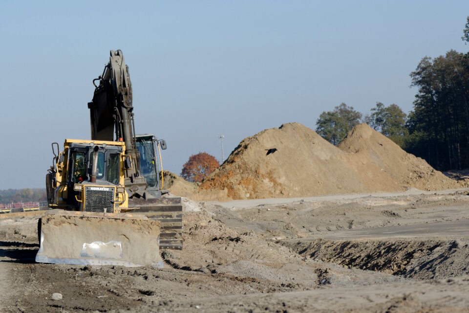 Machine bulldozer equipment
