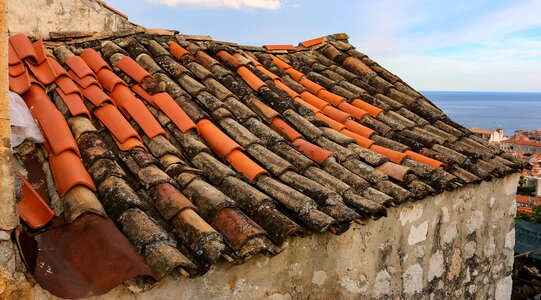 Tile middle ages historic center