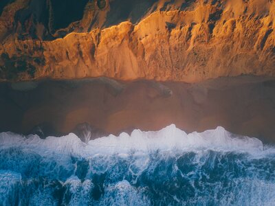 Wallpaper drone beach photo