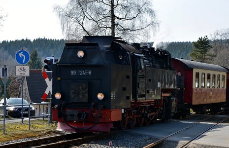 Steam locomotive narrow gauge tourism photo