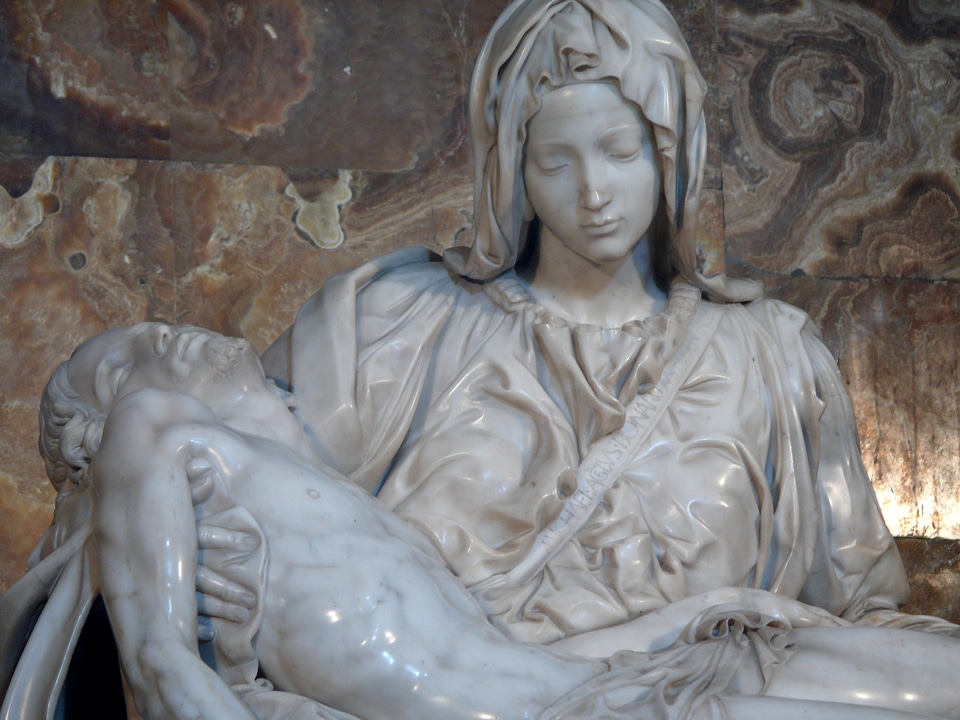 The basilica sculpture marble