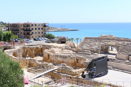 Roman arena tarragona photo