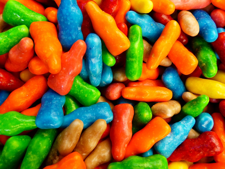 Treat hand made sweets color