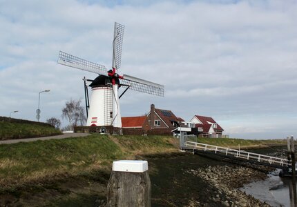 Zealand holland wind mill photo