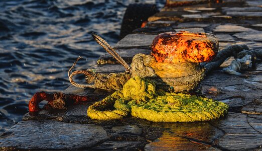 Wharf mooring detail