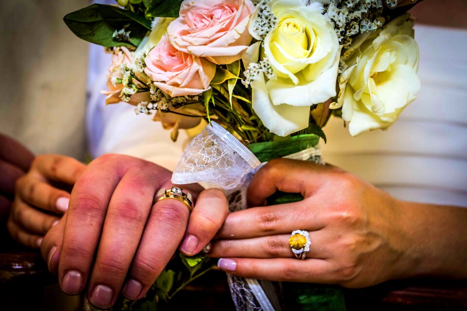 Wedding blessing rings