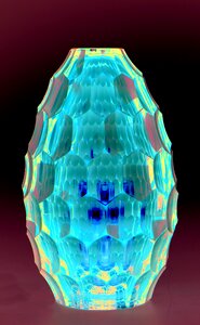 Glass lamp lighting