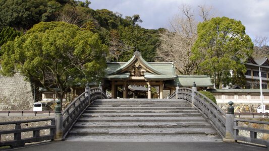 Shrine countryside woods