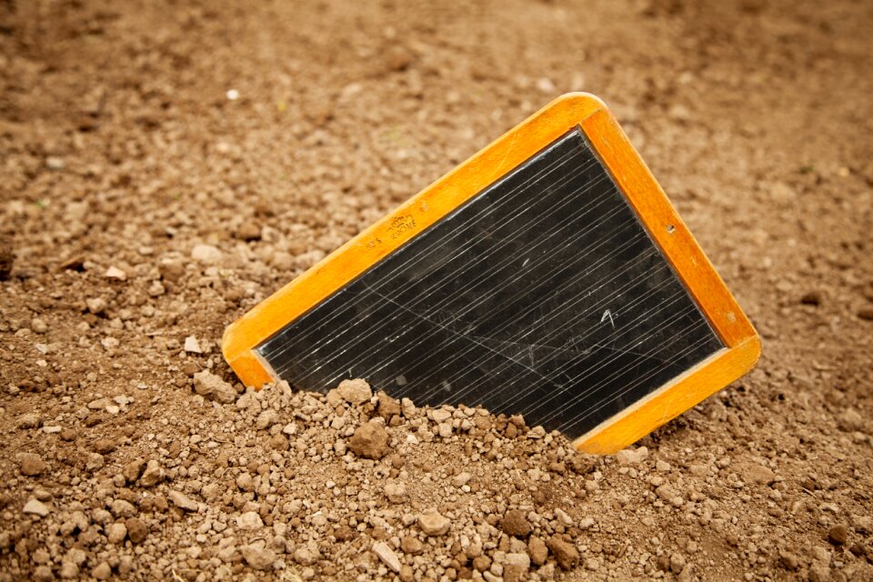 Blackboard earth slate