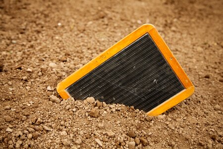 Blackboard earth slate