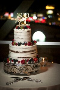 Wedding cake party photo
