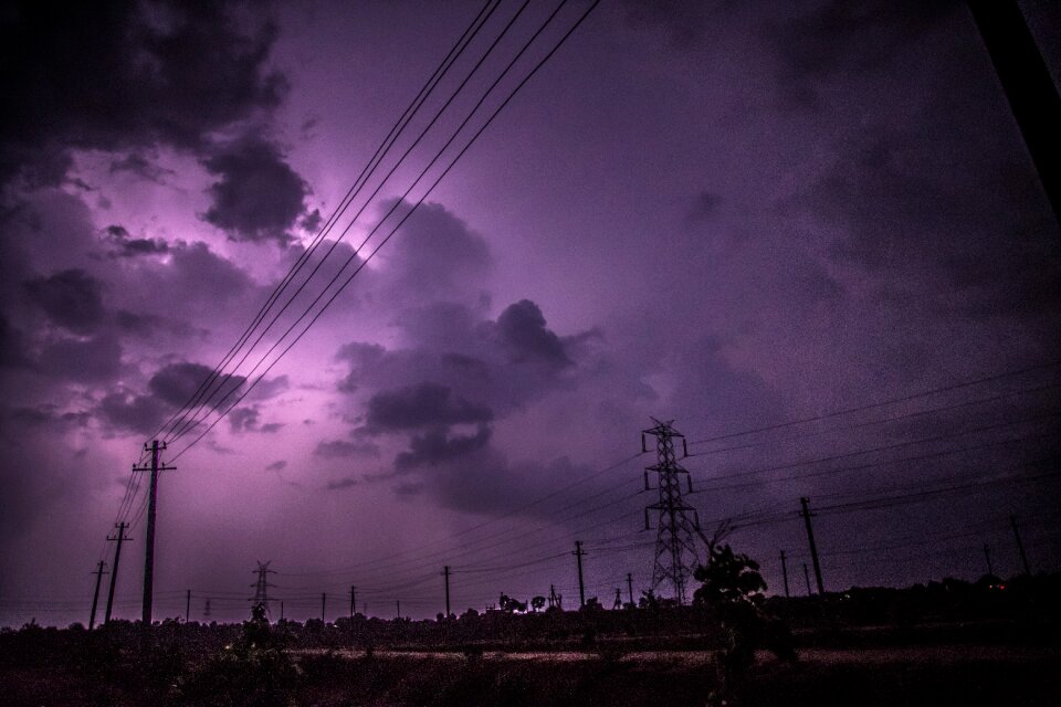 Thunderstorm nature clouds
