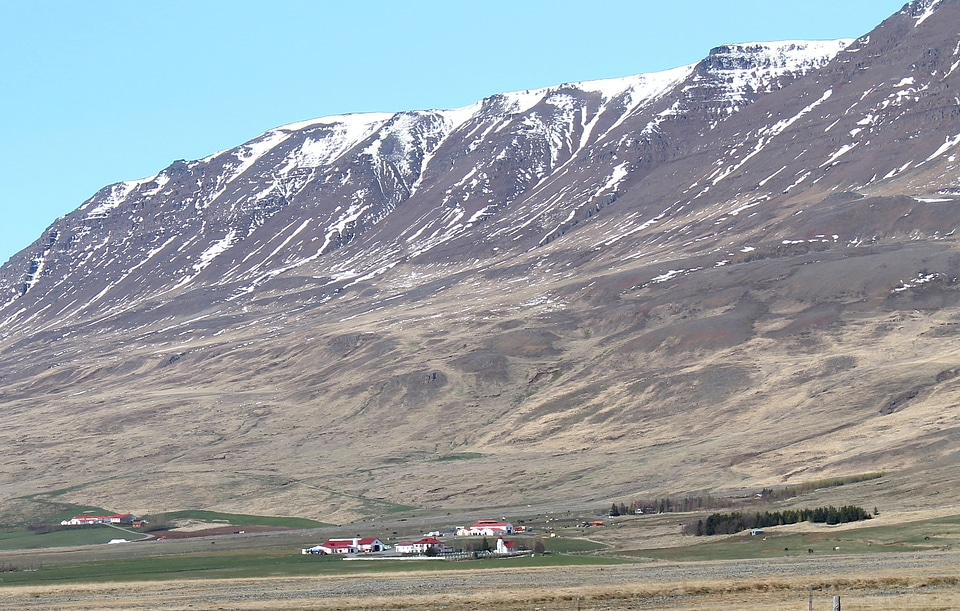 Valley snow summer
