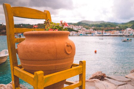 Landscape furniture pots