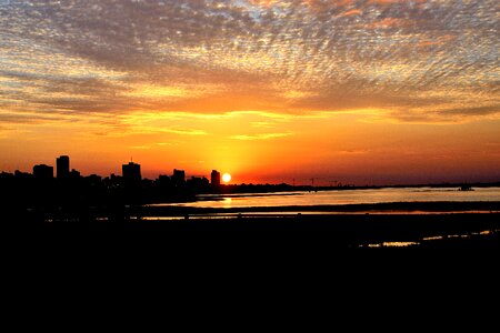 Riverside horizon scenery