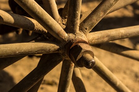 Bicycle spokes old spokes