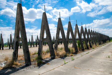 Rent concrete abandoned