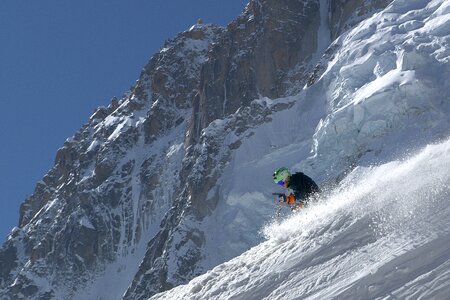 Ski freeride chamonix photo