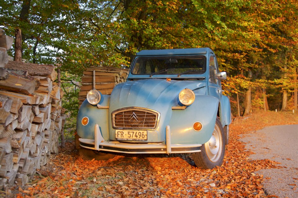 Retro vehicle citroen
