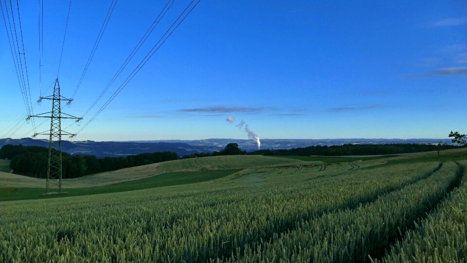 Cereals agriculture strommast