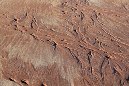 Sand beach pattern photo