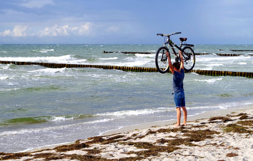 Summer sport beach