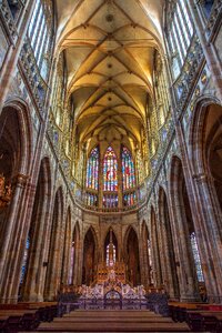 St vitus cathedral czech gothic photo