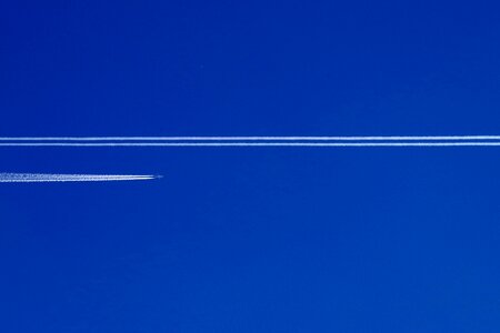 Sky aviation contrail