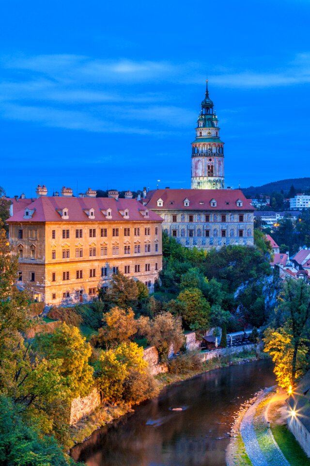 Cesky krumlov castle the ancient town of