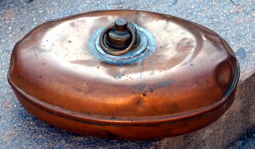 Hot water bottle nostalgia metal