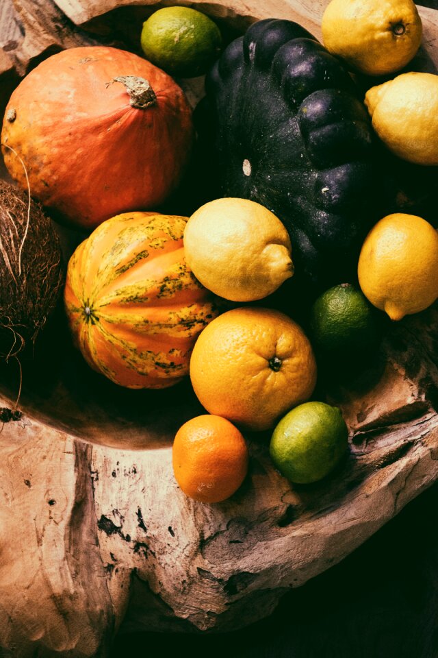 Coconut autumn vegetables