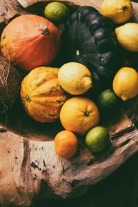 Coconut autumn vegetables