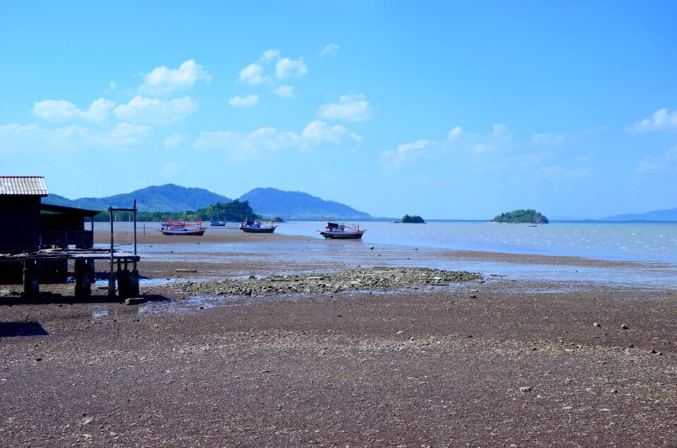 Boats landscape summer