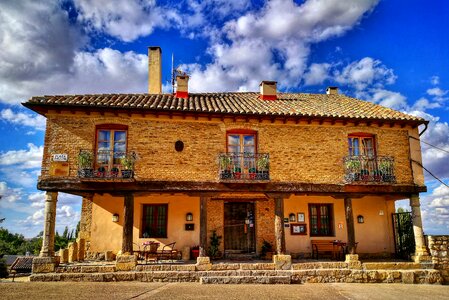 Facade hotel rural